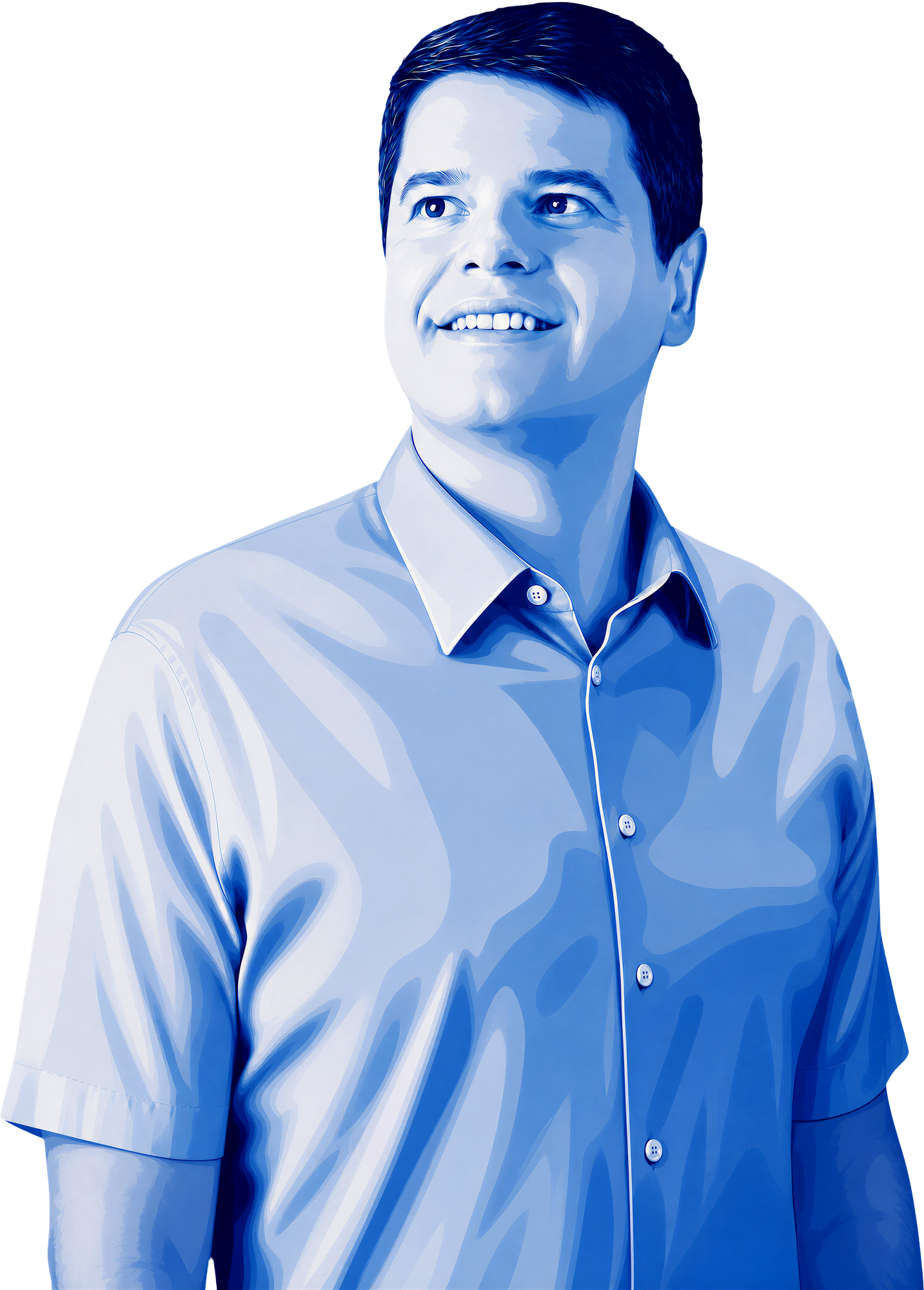 Retrato ilustrado de Davi Davino Filho